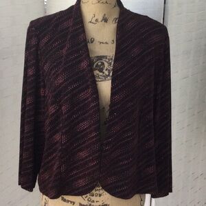 Elegant Burgundy Blazer